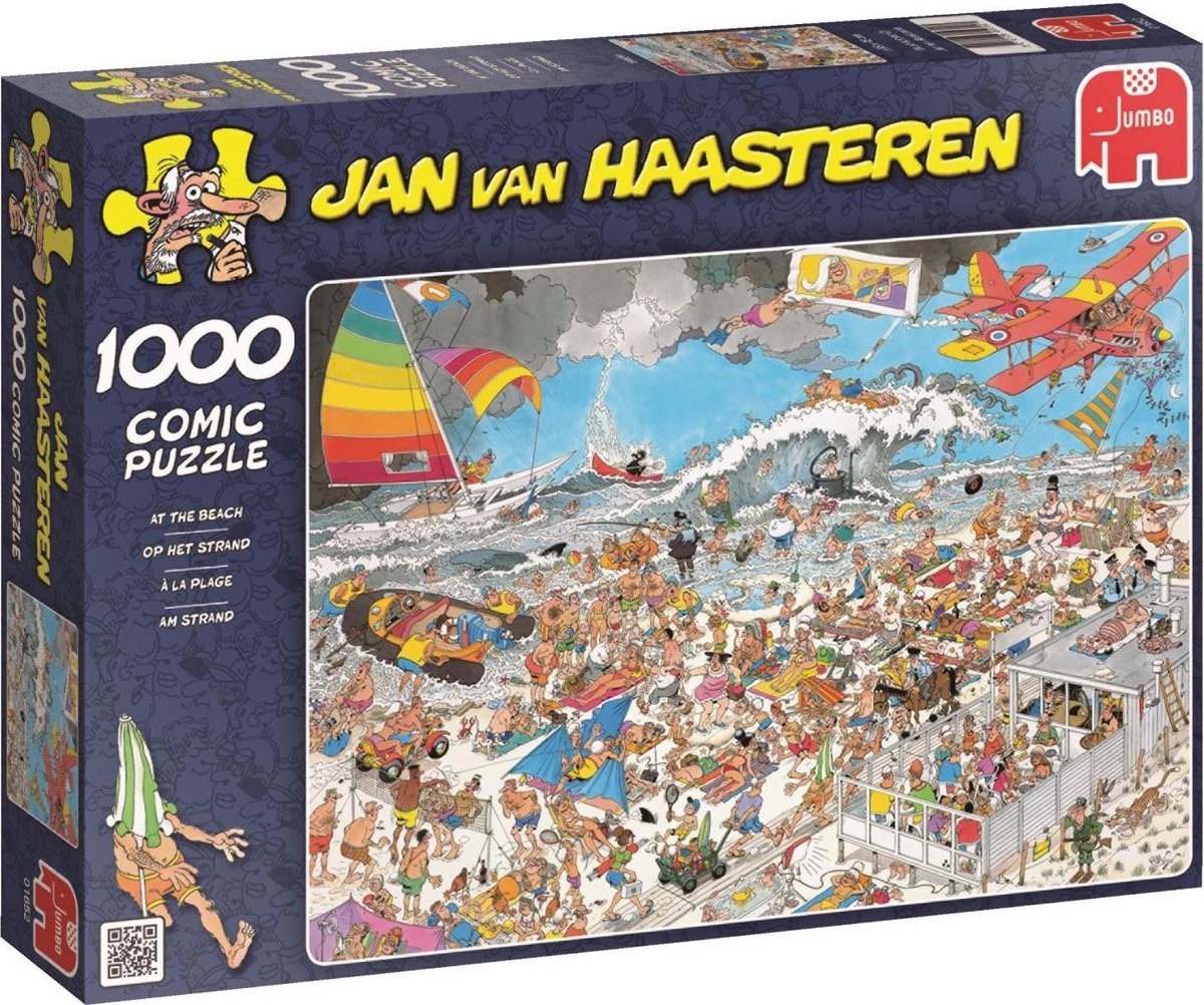 Wolk verbergen Verplicht Jan van Haasteren Op Het Strand puzzel - 1000 stukjes | bol.com
