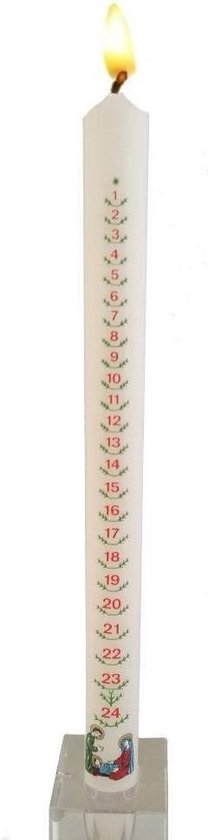 Adventskaars - 30 cm - Adventskaars kalender