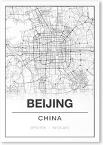 Poster/plattegrond BEIJING - A4