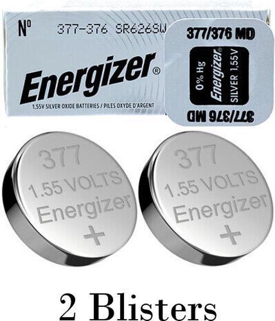 Barcelona weduwe schapen 2 stuks (2 blisters a 1 stuk) Energizer 376/377 MD 1.55V knoopcel batterij  | bol.com