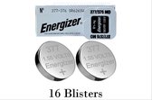 16 stuks (16 blisters a 1 stuk) Energizer 376/377 MD 1.55V knoopcel batterij