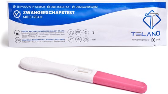 Bol Com Telano Zwangerschapstest Extra Vroege Test Midstream Extra Gevoelig 2 Stuks