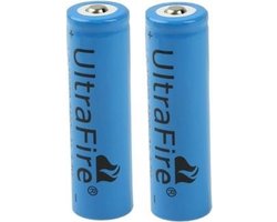 2400mAh TR UltraFire 18650 3.7V lang blijvende oplaadbare Lithium-ion batterij (2st in 辿辿n verpakking  de prijs is voor 2pcs)(Blue)