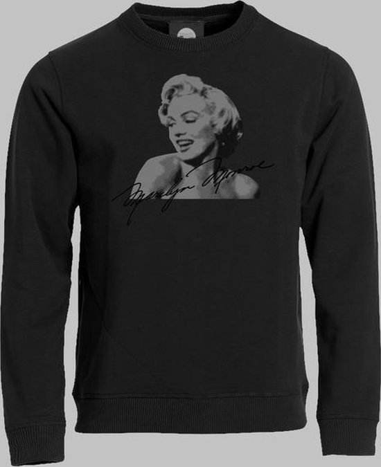 Middellandse Zee vloeiend kiem Sweater M T-shirt Marilyn Monroe - Zwart - M - XXL Sporttrui | bol.com