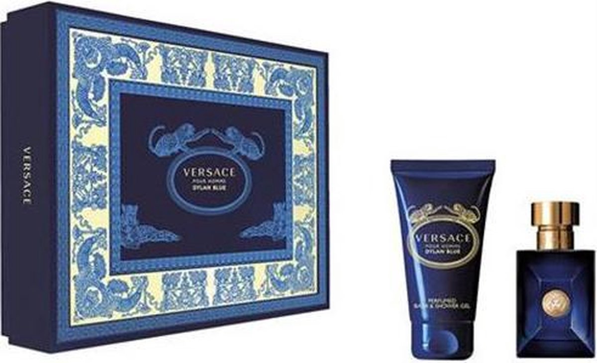agitatie Literaire kunsten camouflage Versace pour Homme Dylan Blue EDT 30 ml + Shower Gel 50 ml - Geschenkset |  bol.com