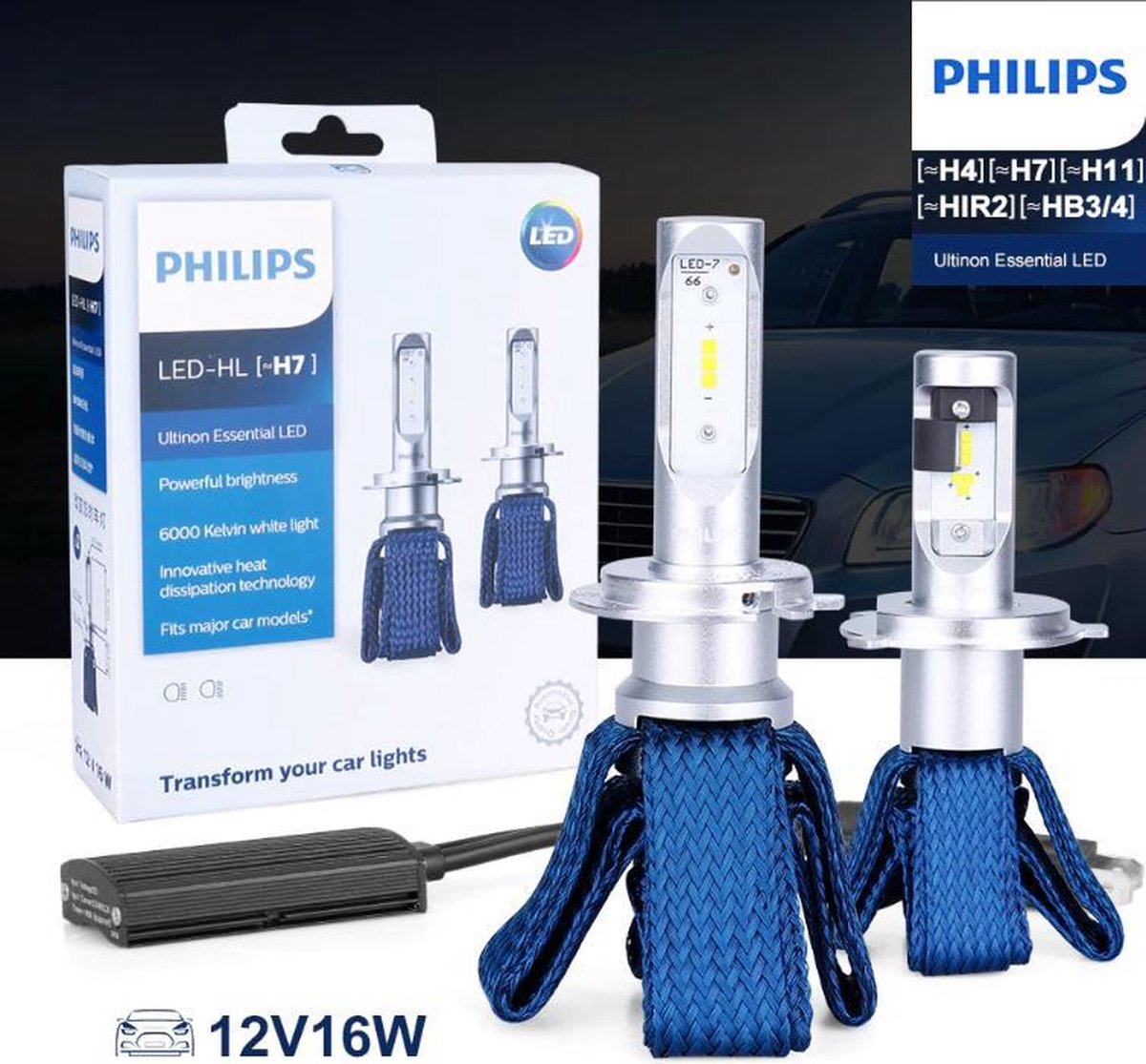 trui Document Duiker Philips H7 Led Autolampen | bol.com