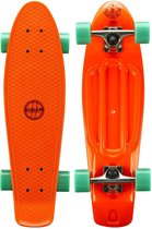 Nijdam Kunststof Skateboard 28" - Flipgrip-board - Rood/Mintgroen