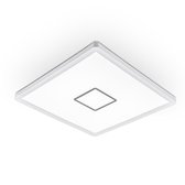 B.K.Licht - Plafonnier LED - design - lumière blanche neutre - salle à manger - ultra plat - 29x29cm - 18W