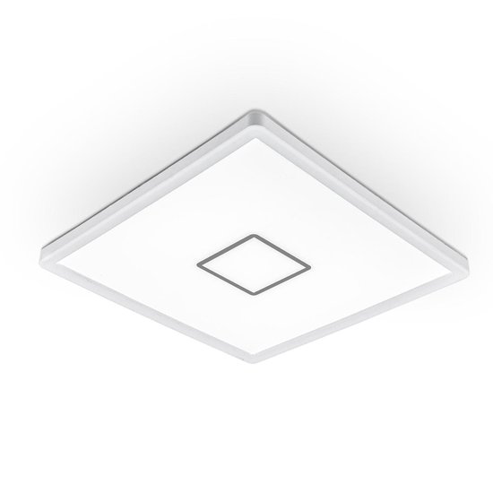 B.K.Licht - LED Paneel - plafondlamp - bureaulamp - witte plafonniére - l:29cm - 4.000K - 2.400Lm - 18W