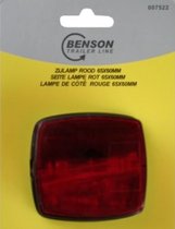 Benson Zijlamp Rood 60 X 60 Mm