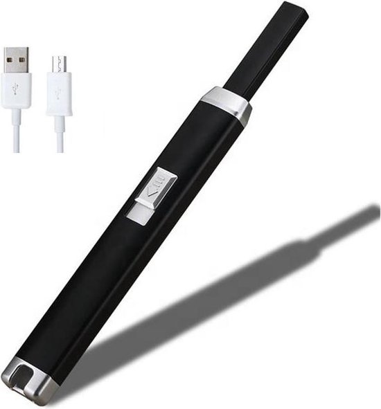 herhaling Waarschuwing Commandant Lange elektrische Plasma Aansteker USB oplader Zwart - Inclusief  oplaadkabel -... | bol.com