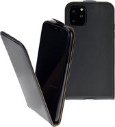 Geschikt voor Samsung Galaxy S20 hoes PU Leder Flip Case hoesje Zwart