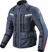 REV'IT! Sand 3 Dark Blue Black Textile Motorcycle Jacket XYL