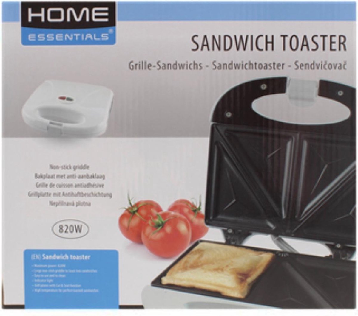 tosti-ijzer-sandwich toaster- anti aanbak-tosti maker | bol.com