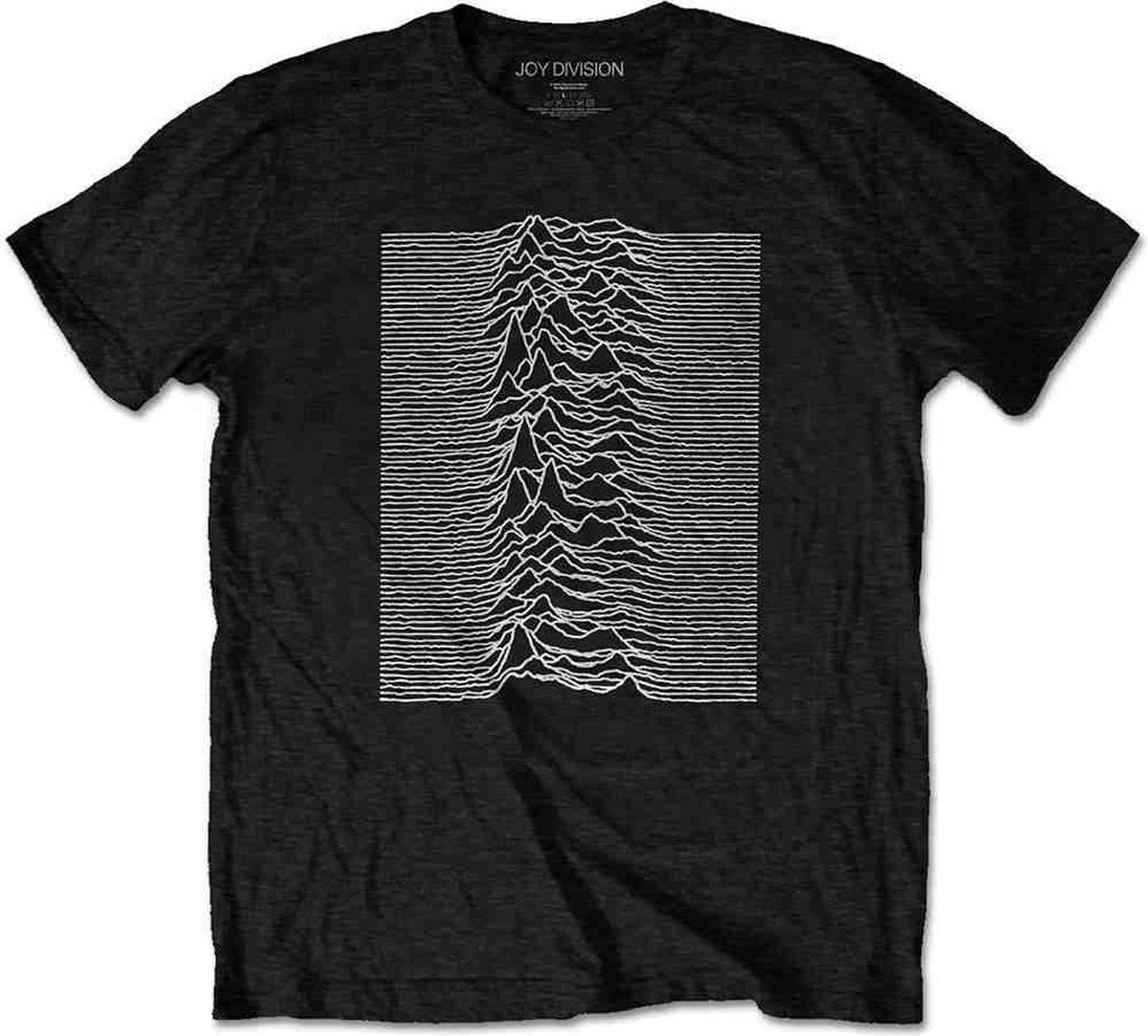 Joy Division - Unknown Pleasures Heren T-shirt - M - Zwart - Band Shirts
