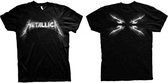 Metallica Heren Tshirt -S- Spiked Zwart