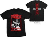 Ice Cube Heren Tshirt -XL- Kanji Peace Sign Zwart