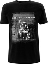 Rage Against The Machine Heren Tshirt -S- BOLA Euro Tour Zwart
