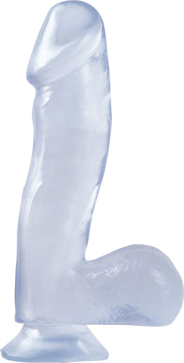 Pipedream Basix Rubber Works realistische dildo Dong with Suction Cup transparant - 6,5 inch