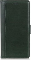 Shop4 - Samsung Galaxy A51 Hoesje - Wallet Case Grain Groen