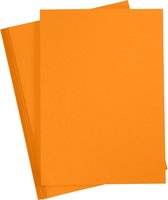 Gekleurd Karton Mandarijn Oranje A4, 20 vel