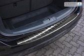 Avisa Zwart RVS Achterbumperprotector passend voor Seat Alhambra & Volkswagen Sharan II 2010- 'Ribs'