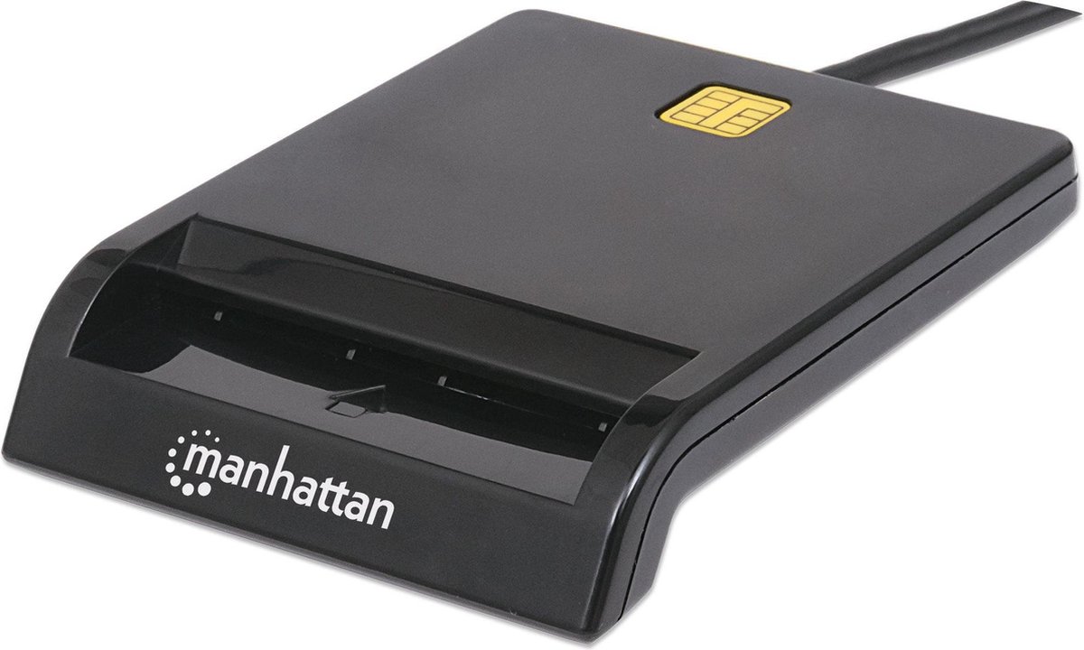 Manhattan 102049 Binnen USB 2.0 Zwart smart card reader