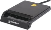 Manhattan 102049 lecteur de carte à puce Inside Black USB 2.0
