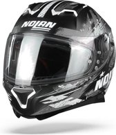 Nolan N87 Carnival 83 Flat Black Silver Anthracite Integraalhelm - Motorhelm - Maat M