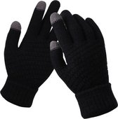 Unisex Touchscreen handschoenen Zwart Maat One size