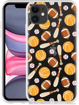 Geschikt voor Apple iPhone 11 Hoesje American Sports - Designed by Cazy