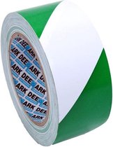 VSBV - Markeringstape groen en wit - 33 meter
