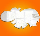 Quax Spiegel - Wanddecoratie voor in babykamer - Hippo - 30 cm