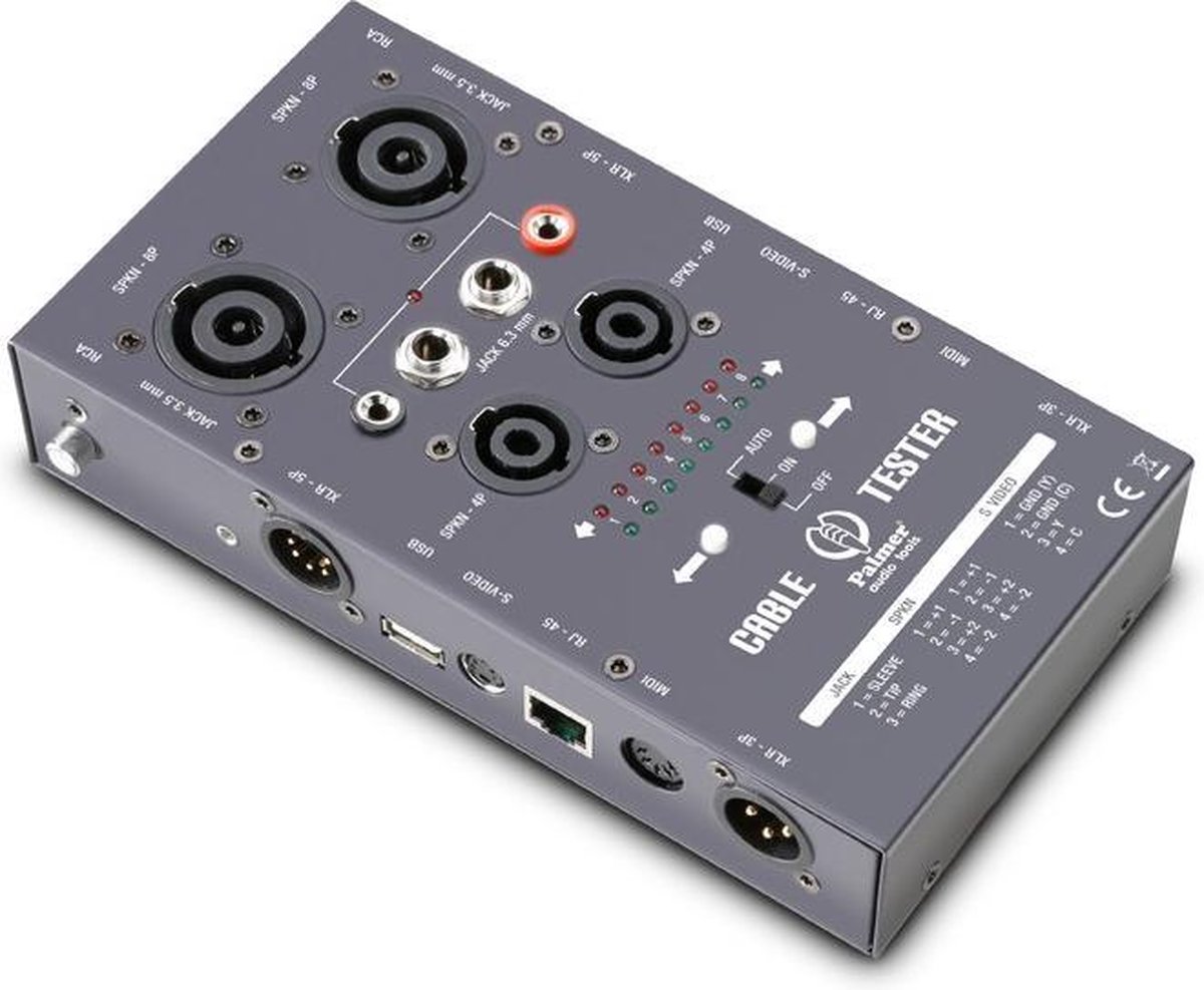 Palmer AHMCTXL V2 Kabeltester op AA batterijen