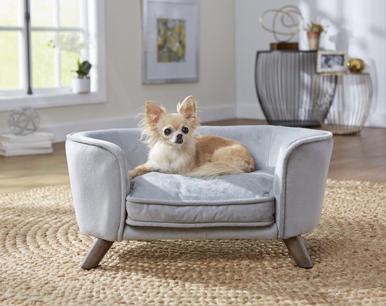 Enchanted hondenmand / sofa romy grijs (67,5X40,5X30,5 CM) | bol.com