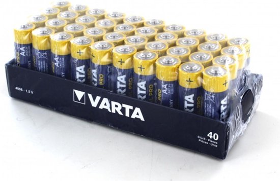 40-Pack Varta Industrial PRO LR6/AA alkalisch | bol.com