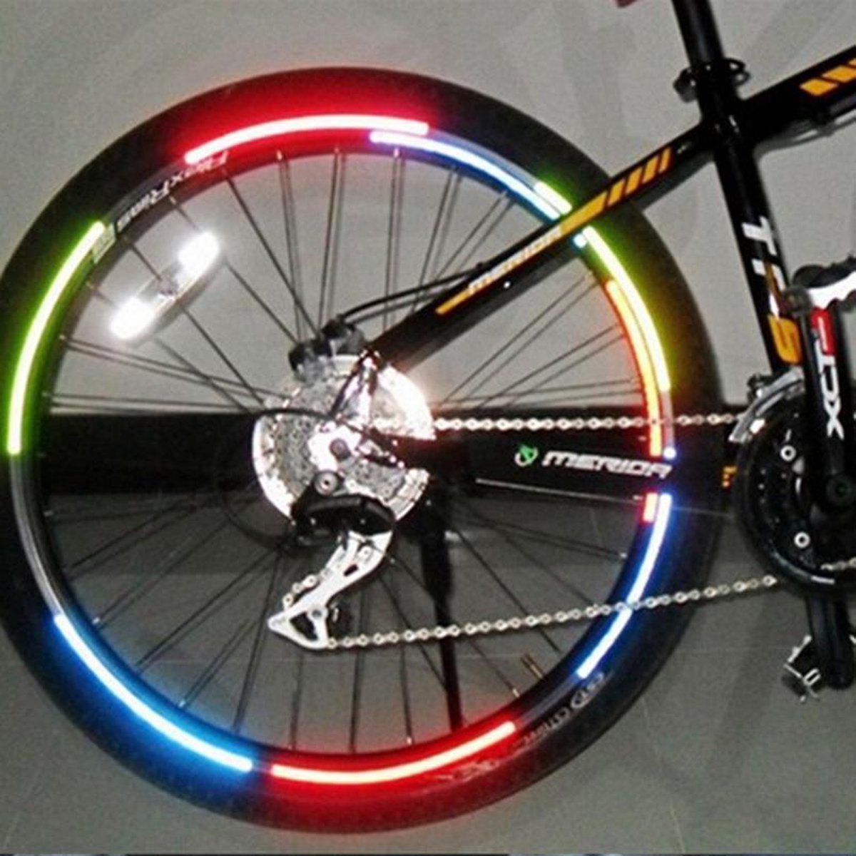 DIN67520 fietsvelg reflectoren stickers 26/27,5/28/29 inch kattenogen
