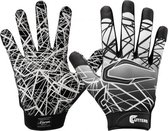 Cutters - Rugby - Handschoenen - NFL - American Football - S150 - Zwart - Medium
