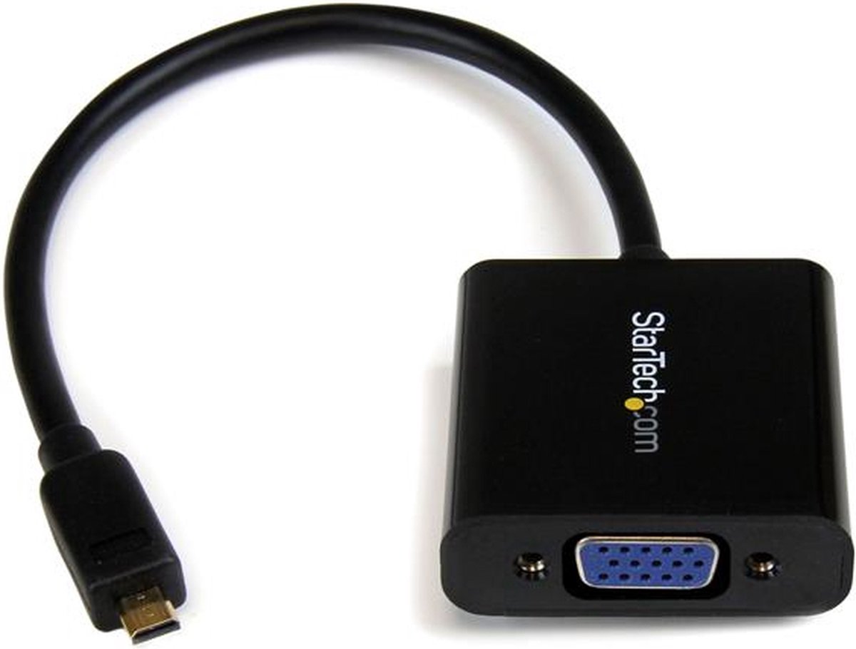 Image of StarTech.com Micro HDMI naar VGA Adapter Converter voor Smartphones / Ultrabook / Tablet 1920x1080