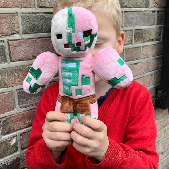 MEGA Minecraft Zombie Pigman Knuffel Zombie Varken 25cm