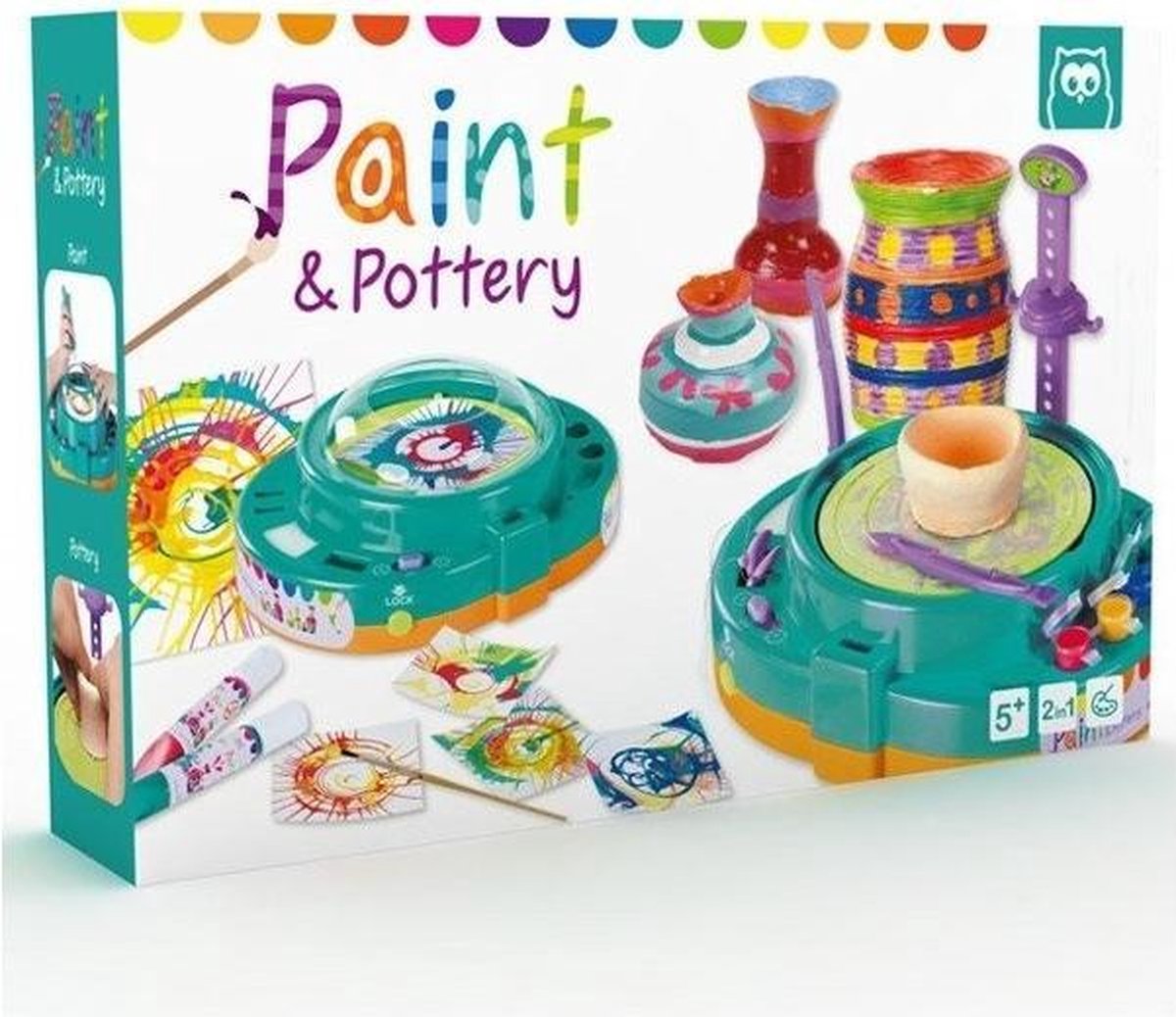 Paint & Pottery set