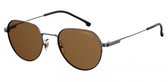 Lunettes de soleil Carrera Eyewear 2015t / s unisexe gris argent avec lentille marron