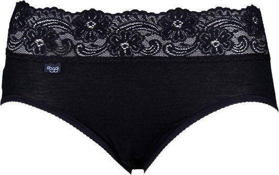 sloggi Romance Ladies Midi briefs with lace - Noir - Taille 38
