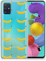 Geschikt voor Samsung Galaxy A51 Siliconen Case Banana