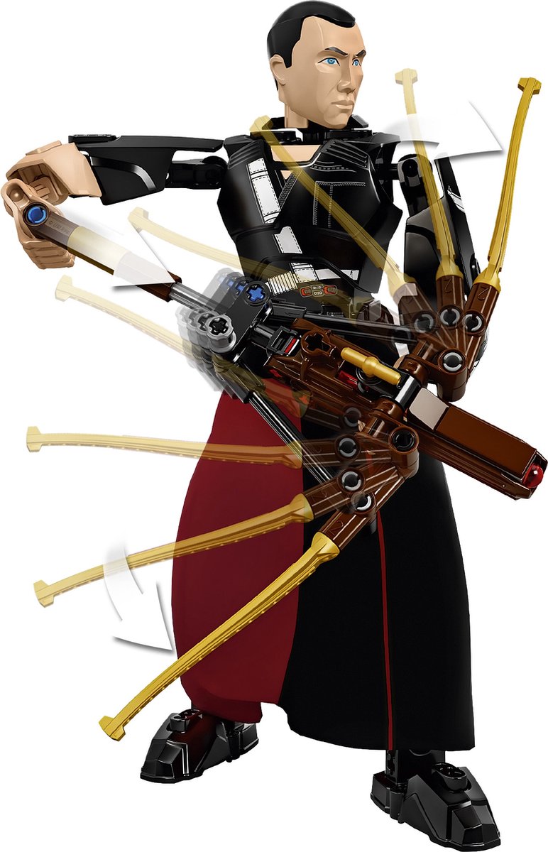 LEGO Star Wars Chirrut Îmwe Bouwfiguur Meerkleurig 75524 — afbeelding 10
