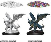 Dungeons and Dragons Miniatures - Nolzur's Marvelous - Blue Dragon Wyrmling - Miniatuur - Ongeverfd