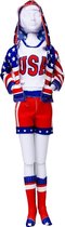 Making Couture Outfit kit Sporty Stars & Stripes - Dress YourDoll - PN-0164667