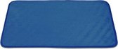 Papillon Badmat Memory Foam - Donkerblauw