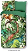 Good Morning Dekbedovertrek Prehistory - 140x200/220 - Dinosaurussen - Multi Kleur