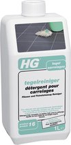 HG tegelreiniger - 1L - geconcentreerde dweilreiniger - voor alle soorten ongeglazuurde, keramische tegelvloeren - voor 40 dweilbeurten